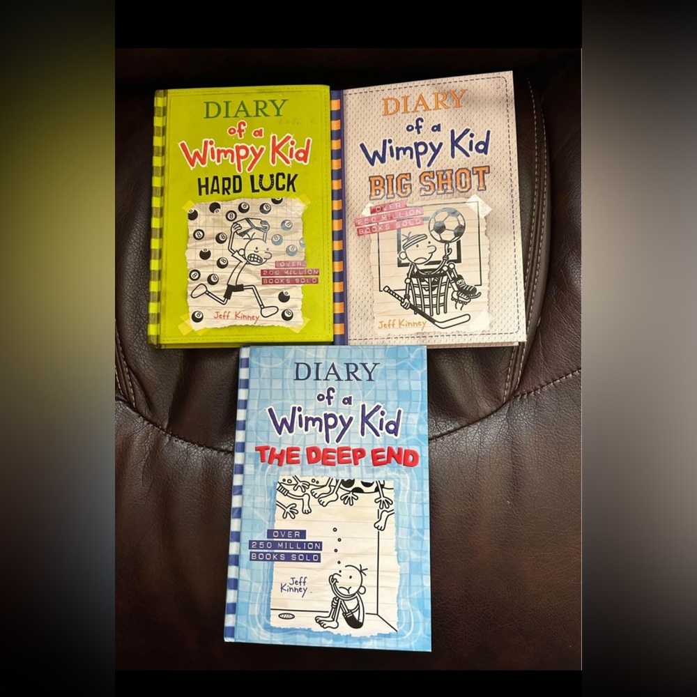 Diary of a Wimpy Kid book bundle (3)